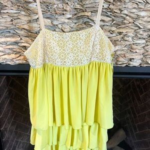 Cute and short ruffled sundress